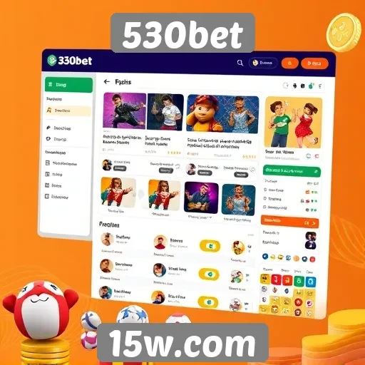 Interface do usuário do 530bet é intuitiva e acessível